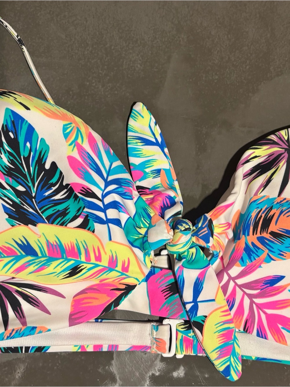 Women’s tropical palm print leaf Swimsuit too
